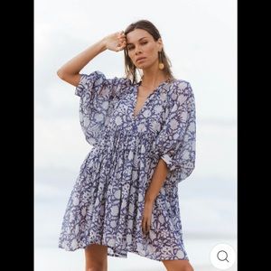 Daughters of India - Kyra Mini Dress ~ Blue Iris (SMALL) NEVER WORN